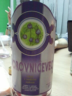 Slovenia Borovničevec Liquor Blueberry